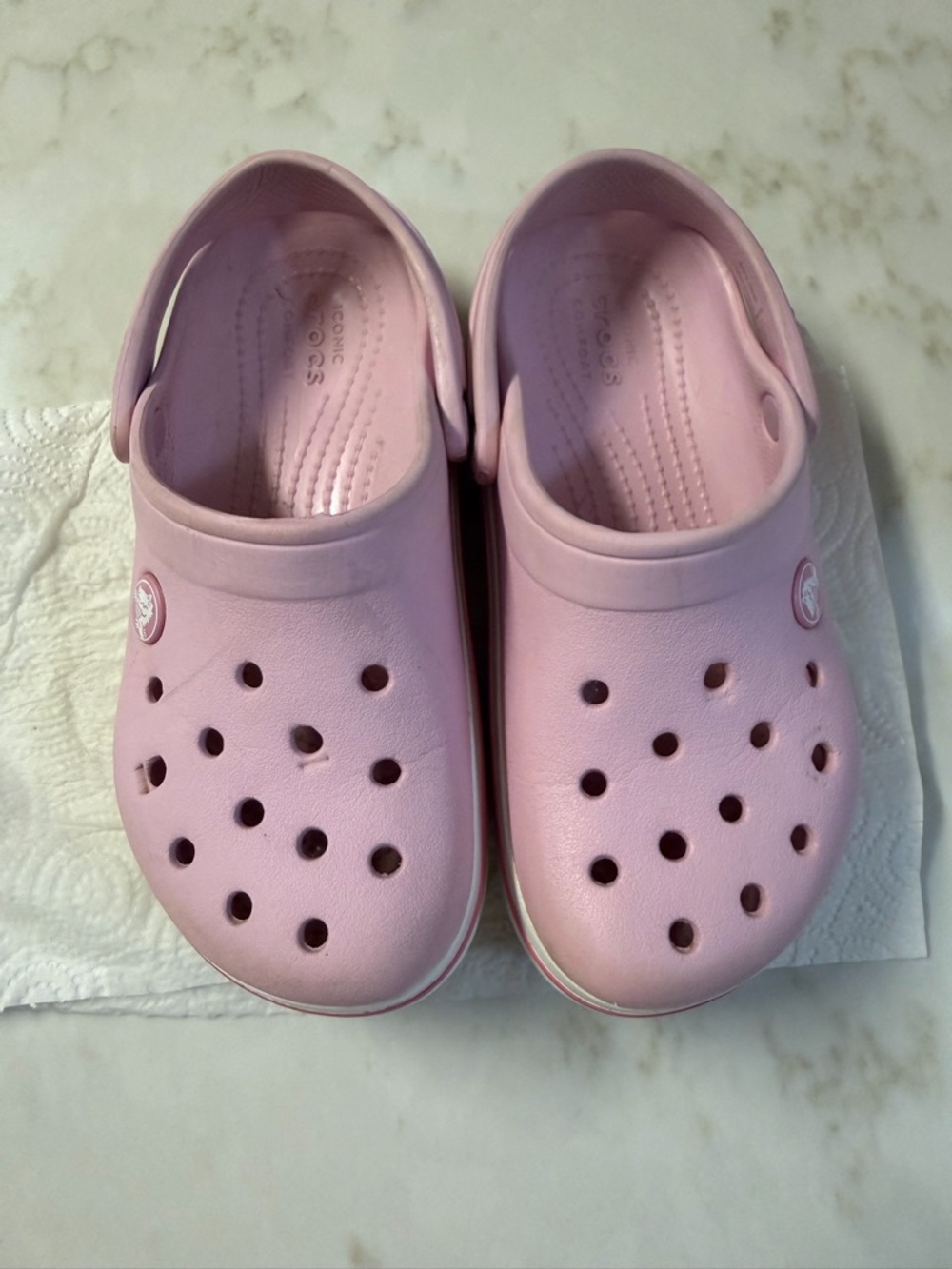 CROCS Kids Classic Clog in Light Pink